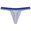 JAXFSTK Men's Stretch Cotton Bikini Thong Underwear Wide Waistband T-Back Soft String Tangas Bulge Pouch White M view 3