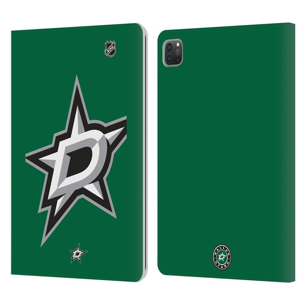 Head Case Designs Officially Licensed NHL Oversized Dallas Stars Leather Wallet Case Compatible with Apple iPad Pro 11 2020/2021 / 2022
