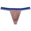 JAXFSTK Men's Stretch Cotton Bikini Thong Underwear Wide Waistband T-Back Soft String Tangas Bulge Pouch 3-Pack(Light Pink) M view 4