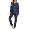Tugege Pajamas Set Long Sleeve Sleepwear Womens Button Down Nightwear Pj Sets view 1