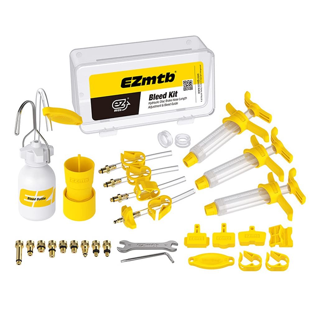 JFOYH Bike Brake Bleed kit Hydraulic Dics Brake Upgraded Bleed Kit for All Shimano&Magura&Hope&Tektro&Sram&Avid&Formula&Hayes Bicycle Brake