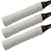 ATGRS Tennis Grip Tacky Tennis Racket Grip Tape Absorbent Anti-Slip Overgrip for Tennis Badminton Pickleball Racquet Handle Grip with Damping Ridges Overgrips (White) view 1