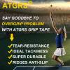 ATGRS Tennis Grip Tacky Tennis Racket Grip Tape Absorbent Anti-Slip Overgrip for Tennis Badminton Pickleball Racquet Handle Grip with Damping Ridges Overgrips (White) view 3