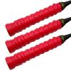 ATGRS Tennis Grip Tacky Tennis Racket Grip Tape Absorbent Anti-Slip Tennis Overgrip for Tennis Badminton Pickleball Racquet Handle Grip with Damping Ridges Overgrips (Red) view 1