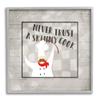 'Never Trust Skinny Cook Phrase French'| Framed Giclee Art view 1