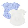 Disney Girls Descendants Movie Mal & Evie 2-Pack Bundle Set T-Shirt, Purple/White, 4-5 US view 2