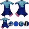 CYTSH Female cycling wear Female Team Triathlon Suit Women's Cycling Jersey Skinsuit Jumpsuit Set Gel (Color : 2017, Size : XS) view 2