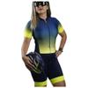 CYTSH Female cycling wear Female Team Triathlon Suit Women's Cycling Jersey Skinsuit Jumpsuit Set Gel (Color : 2005, Size : XXL) view 1