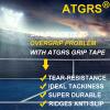 ATGRS Tennis Grip Tacky Tennis Racket Grip Tape Absorbent Anti-Slip Tennis Overgrip for Tennis Badminton Pickleball Racquet Handle Grip with Damping Ridges Overgrips (Royal Blue) view 3