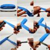 ATGRS Tennis Grip Tacky Tennis Racket Grip Tape Absorbent Anti-Slip Tennis Overgrip for Tennis Badminton Pickleball Racquet Handle Grip with Damping Ridges Overgrips (Royal Blue) view 4