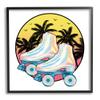 Stupell Industries Retro Tropical Summer Sky Vintage Roller Skating Derby view 1