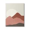 Stupell Industries Desert Mountain Sunrise Landscape Warm Terracotta Tones, Designed by Taylor Shannon Designs Canvas Wall Art, 24 x 30, Orange view 1