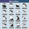 Neck Gaiter Mask,Bandana Gator Face Cover Mask Sun UV Protection, Seamless Tube Face Scarf,Neck Warmer Balaclava,Headband for Men Women Boys Girls, Head Wrap for Motorcycle Cycling Festival Outdoors view 4