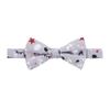Jacob Alexander Men's Balloons Star Champagne Toast Decor Celebration Congratulations Pre-Tied Banded Bow Tie - Gray view 1