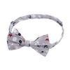 Jacob Alexander Men's Balloons Star Champagne Toast Decor Celebration Congratulations Pre-Tied Banded Bow Tie - Gray view 2
