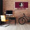 Rico Industries NCAA Florida State Seminoles Personalized - Custom 3' x 5' Banner Flag - Made in The USA - Indoor or Outdoor Dcor view 2