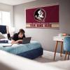 Rico Industries NCAA Florida State Seminoles Personalized - Custom 3' x 5' Banner Flag - Made in The USA - Indoor or Outdoor Dcor view 4