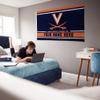 Rico Industries NCAA Virginia Cavaliers Personalized - Custom 3' x 5' Banner Flag - Made in The USA - Indoor or Outdoor Dcor view 4