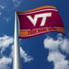 Rico Industries NCAA Virginia Tech Hokies Personalized - Custom 3' x 5' Banner Flag - Made in The USA - Indoor or Outdoor Dcor view 3