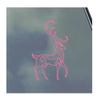 Deer Pinstripe Vinyl Sticker Decal Outdoors Recreation Hunting Fishing Stag view 1