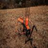 Do-All Outdoors FW80 Flyway 80 Auto Clay Pigeon Trap with Wheels, Holds 80 Clays, Black/Orange, One Size view 4
