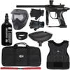 Action Village Kingman Spyder Fenix Level 1 Protector Paintball Gun Package Kit (Gloss Black, Glove Size: Small/Medium) view 1