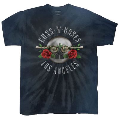 Guns N' Roses Unisex T-Shirt: Los Angeles (Dip-Dye) (Small) - Large - Black - Unisex