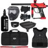 Action Village Kingman Spyder Fenix Level 1 Protector Paintball Gun Package Kit (Gloss Red, Glove Size: Large/X-Large) view 1