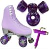 Atom Skates Jackson Finesse Roller Skates/Viper Nylon Plate/Size: Women's Adult 4 Color: Lilac Bundled with Purple Pulse Wheels and Tool view 1