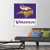 NFL Minnesota Vikings - Logo 21 Wall Poster with Pushpins view 2