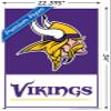 NFL Minnesota Vikings - Logo 21 Wall Poster with Pushpins view 3
