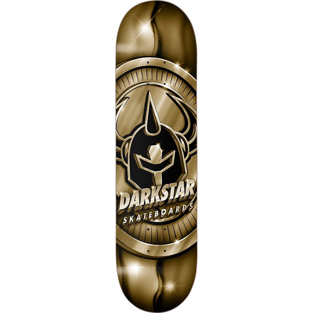 Darkstar Anodize Skateboard Deck -8.25 Gold - (Bundled with Free 1" Hardware Set)