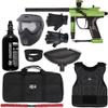 Action Village Kingman Spyder Fenix Level 1 Protector Paintball Gun Package Kit (Gloss Lime, Glove Size: Small/Medium) view 1