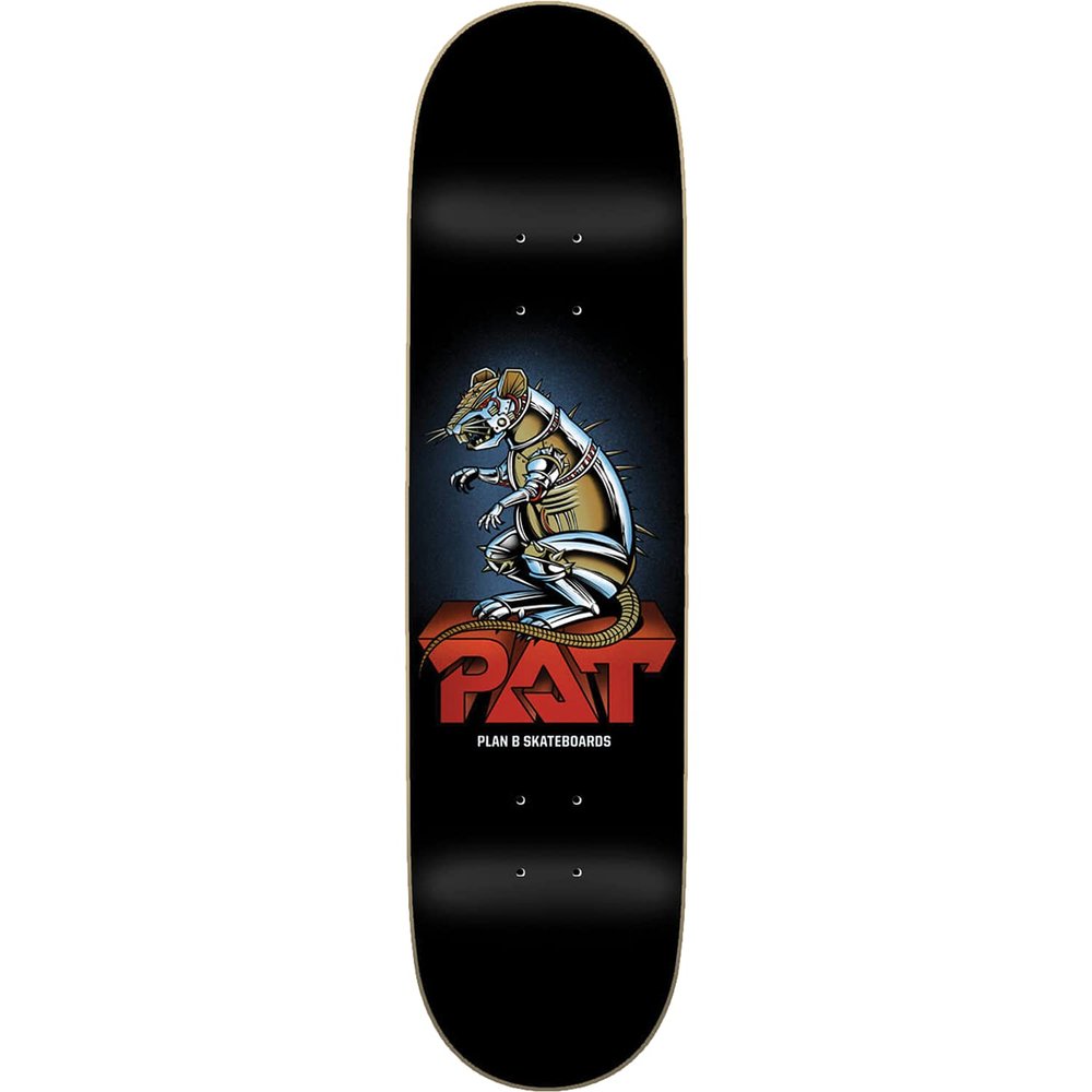 Universo Brands Plan B Duffy RATT Skateboard Deck -8.0 - (Bundled with Free 1" Hardware Set)