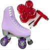 Atom Skates Jackson Finesse Roller Skates/Viper Nylon Plate/Size: Women's Adult 4 Color: Lilac Bundled with Red Pulse Lite Wheels and Tool view 1
