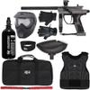 Kingman Spyder Fenix Level 1 Protector Paintball Gun Package Kit (Gloss Gun Metal Grey, Glove Size: Small/Medium) view 1