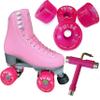 Atom Skates Jackson Finesse Roller Skates/Viper Nylon Plate/Size: Women's Adult 4 Color: Pink Bundled with Pink Pulse Wheels and Tool view 1