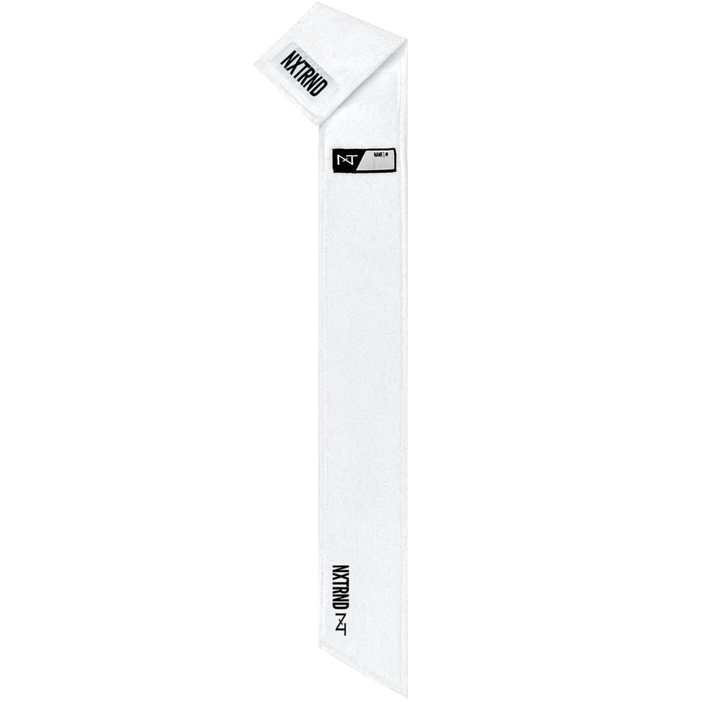 Nxtrnd Streamer Football Towel, Thin Sports Towel, Dries Hands & Football Accessories (White)