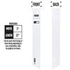 Nxtrnd Streamer Football Towel, Thin Sports Towel, Dries Hands & Football Accessories (White) view 2