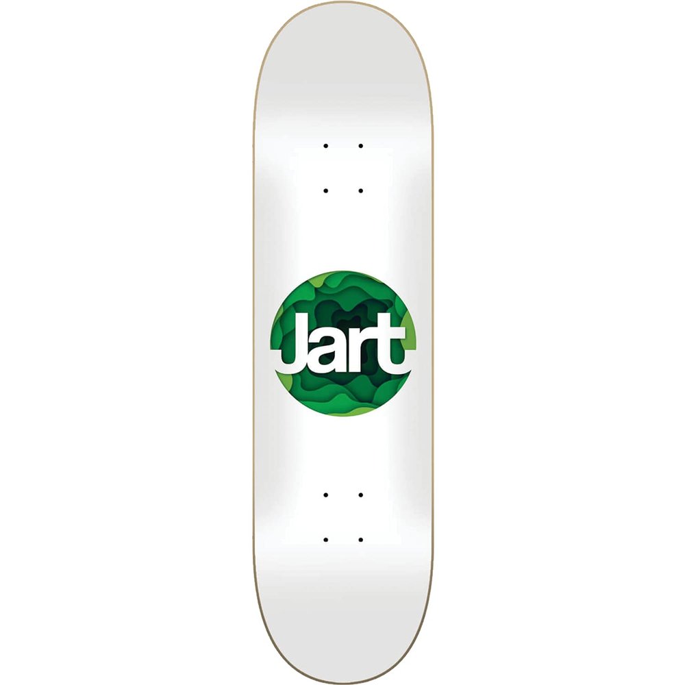 Jart Curly Skateboard Deck -8.0 - (Bundled with Free 1" Hardware Set)