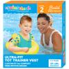 SwimSchool Ultra Swim Trainer  Heavy Duty Toddler Swim Vest Floatie  Comfortable Sweater-Fit Design with Adjustable Safety Seat  Seafoam Blue Lemon view 1