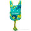 SwimSchool Swim Trainer Vest with UPF50 Shoulder Sleeves, Stretchable Fabric, Flex-Form Design, Adjustable Safety Strap, Medium/Large, Up to 50 Lbs., Blue/Orange,AZO20938BL view 4