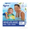 Oceans7 US Coast Guard Approved Infant Life Jacket 8-30 lbs  Type II Personal Flotation Device Flex-Form Chest - Seafoam Blue view 1