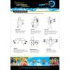 New Aqua 6-Piece Water Fitness Set  Exercise Equipment for Water Aerobics and Other Pool Exercise  Includes Aquatic Swim Belt, Resistance Gloves, and Dumbbells view 2