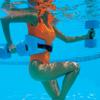 New Aqua 6-Piece Water Fitness Set  Exercise Equipment for Water Aerobics and Other Pool Exercise  Includes Aquatic Swim Belt, Resistance Gloves, and Dumbbells view 3