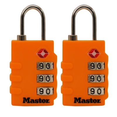 Master Lock 4684T TSA-Accepted Lock Assorted Colors, 2-Pack PackageQuantity: Model: 4684T Tools & Home Improvement
