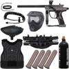 Action Village Kingman Spyder Fenix Light Gunner Paintball Gun Package Kit (Gloss Gun Metal Grey)