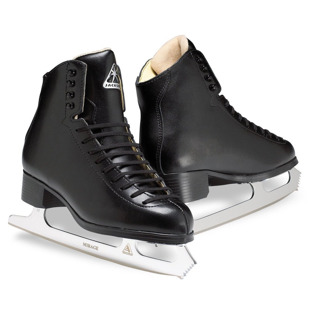 Jackson Ultima JS1992 Black Figure Ice Skates for Boys Size: Width: M-Medium/Size: Kid's 2