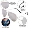Creamily Kids Aviator Sunglasses For Boys Girls Children Toddler Age 2-9 Kids Sunglasses Polarized UV Protection (2 Pairs) view 3