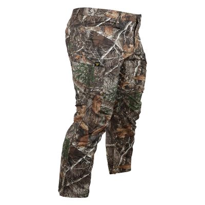 King's Camo Men's Hunter Pant 2.0 - Lightweight Quick-Drying Durable 2-Way Stretch Articulated Knee Design Hunting Pants, Realtree Edge, 40R